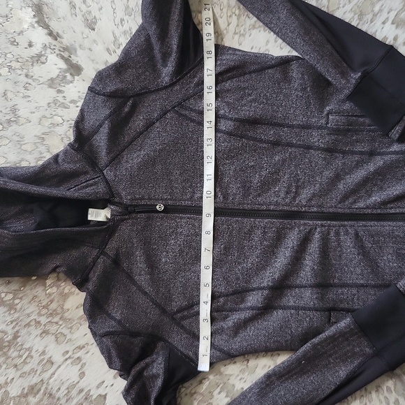 Lululemon Daily Practice Jacket Herringbone Sz10 - Picture 8 of 12